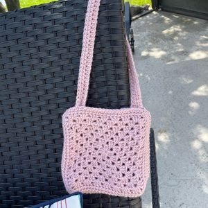 Handmade crochet purse